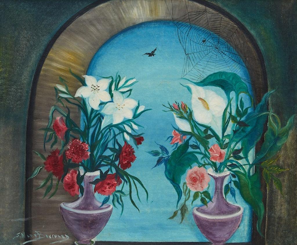 Simone Marie Bouchard (1912-1945) - Les deux vases aux fleurs avec araignée