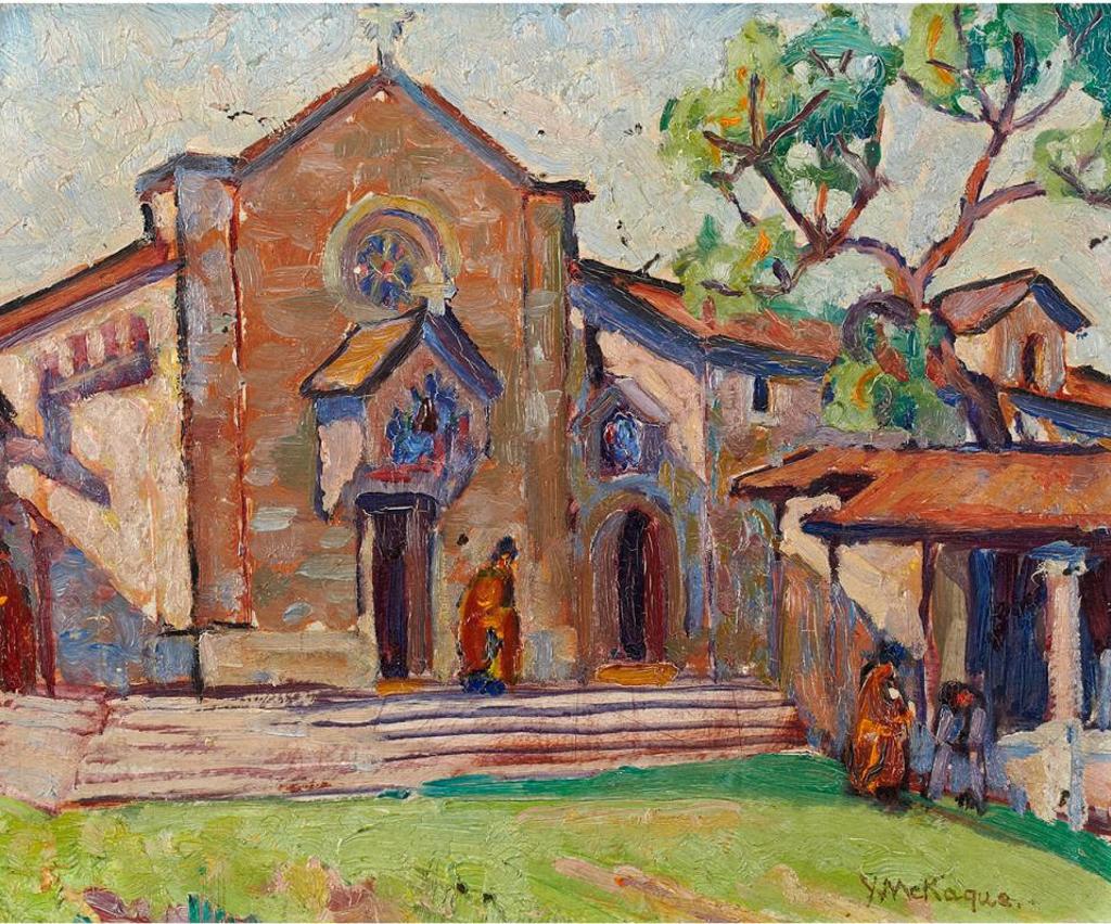 Yvonne Mckague Housser (1897-1996) - Monastery In Italy