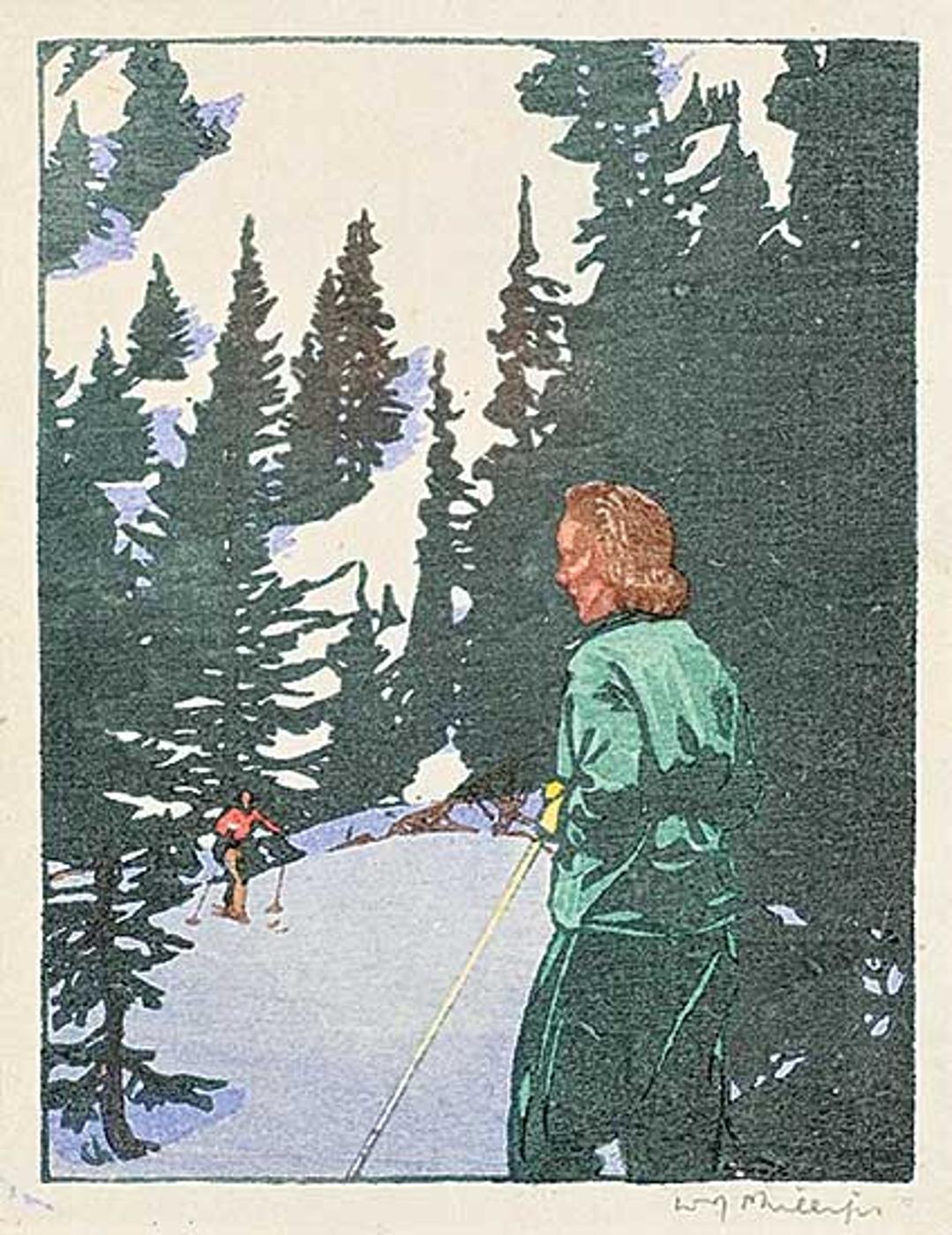 Walter Joseph (W.J.) Phillips (1884-1963) - Ski Trail