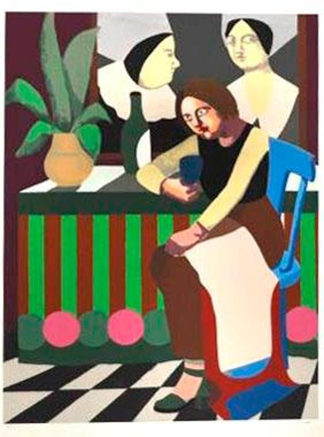 Louise Scott (1936-2007) - Ensemble de 5 sérigraphies originales signées et numérotées