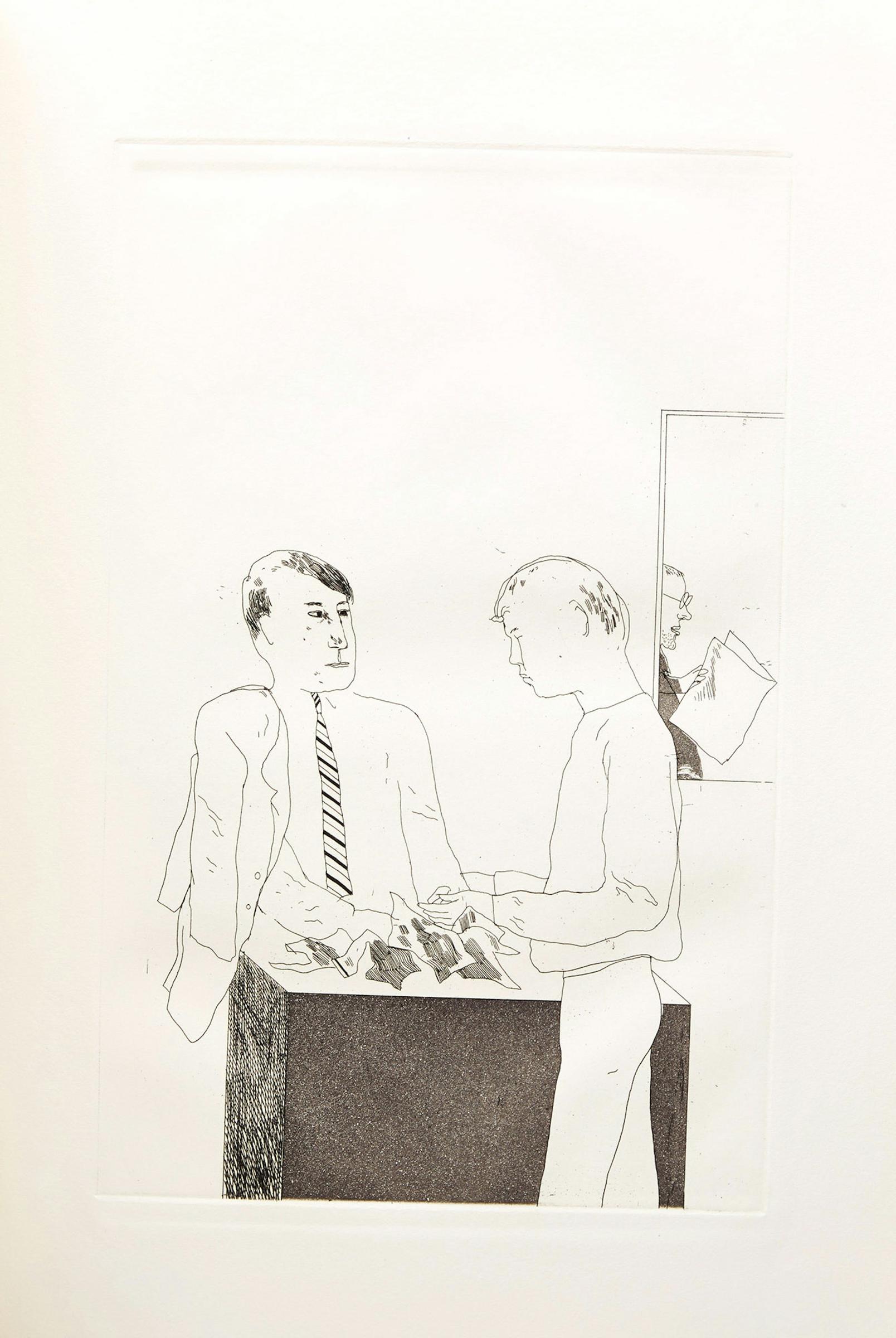 David Hockney (1937) - Illustrations for Fourteen Poems by C. P. Cavafy (Edition A)