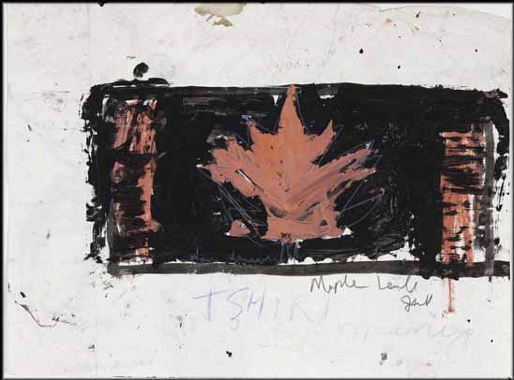 John Tarrell Scott (1950-2007) - Maple Leaf / Untitled (verso)