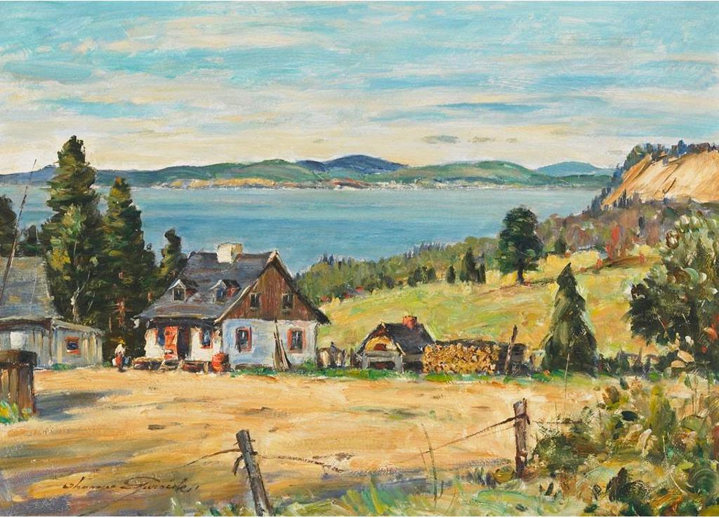 Thomas Hilton Garside (1906-1980) - Old Farmstead Near Bic - Gaspe, Que.