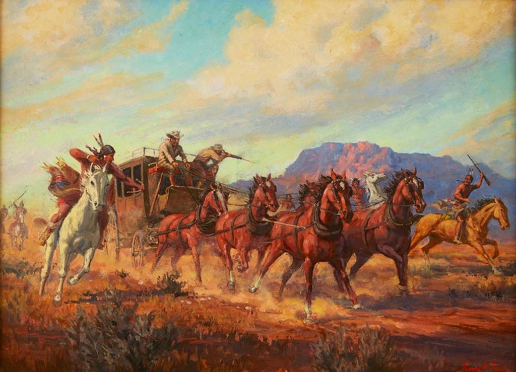 Ernest Tonk (1889-1968) - A Challenge to the Right of Way