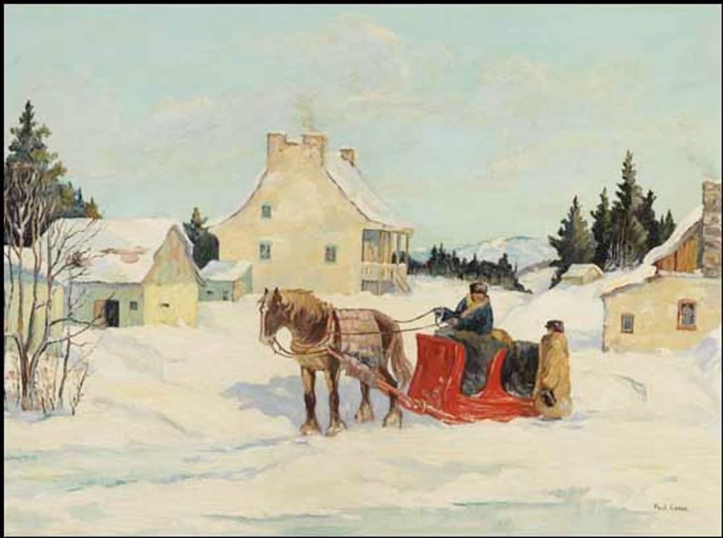 Paul Archibald Octave Caron (1874-1941) - Winter Scene