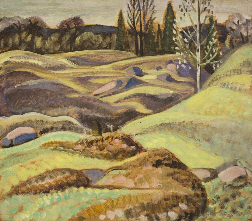 Anne (Annie) Douglas Savage (1896-1971) - Lake Wonish; Tilled Field
