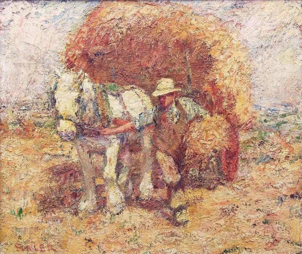 Harry Fidler (1856-1935) - Ploughing