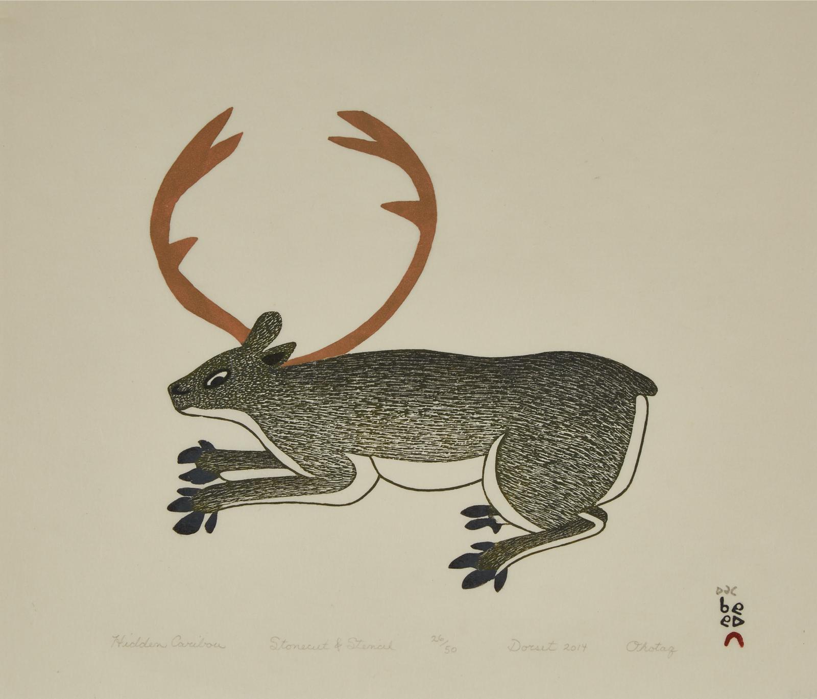 Ohotaq (Oqutaq) Mikkigak (1936-2014) - Hidden Caribou