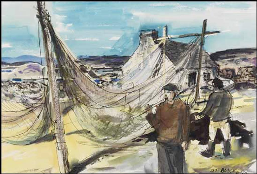 Sam Black (1913-1998) - Salmon Fisherman, West Scotland