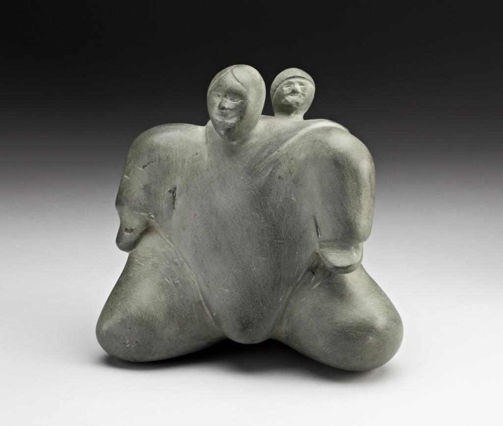 Eric Niuqtuk (1937-1994) - Mother and Child, Late 1960s or early 1970s