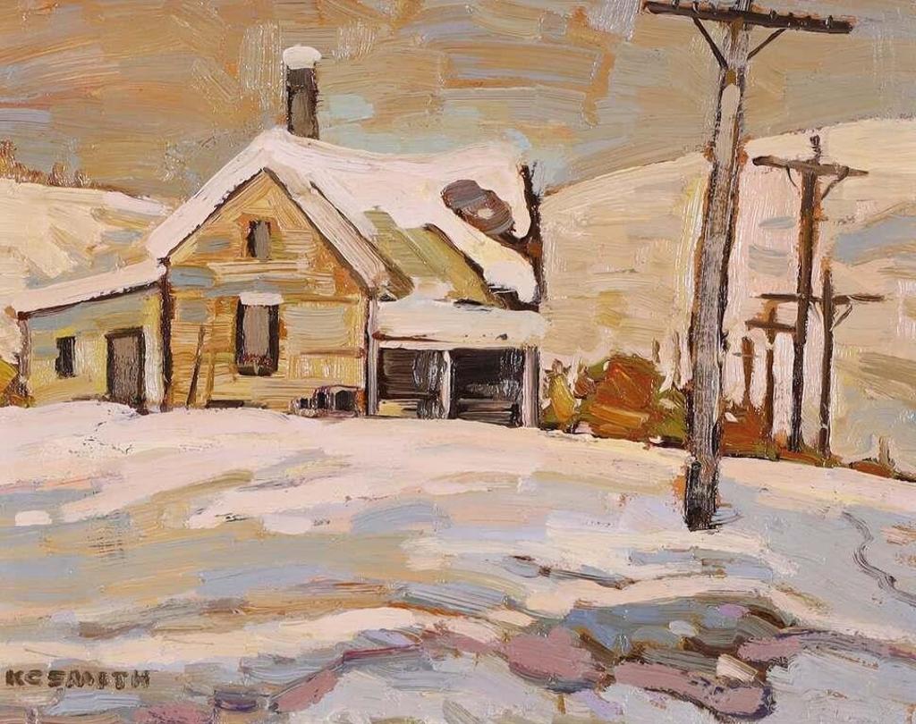 Keith Comock Smith (1924-2000) - Moved To Town (Southern Alberta); 1990