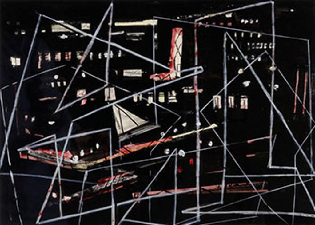 Fritz Brandtner (1896-1969) - City at Night (#14) (03985)