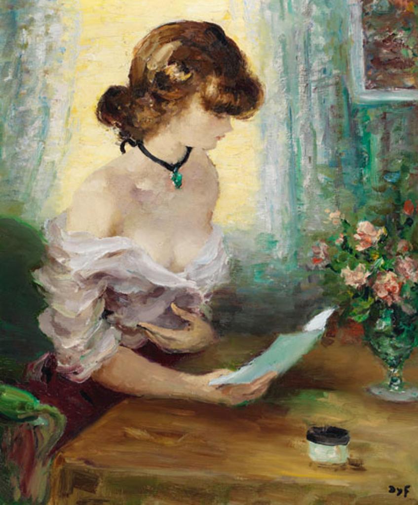 Marcel Dreyfus Dyf (1899-1985) - The Letter