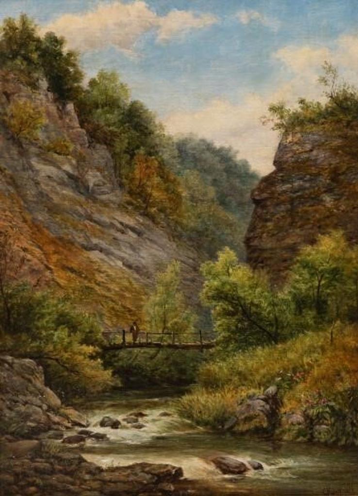 Cornelius David Krieghoff (1815-1872) - Indian Head Rock
