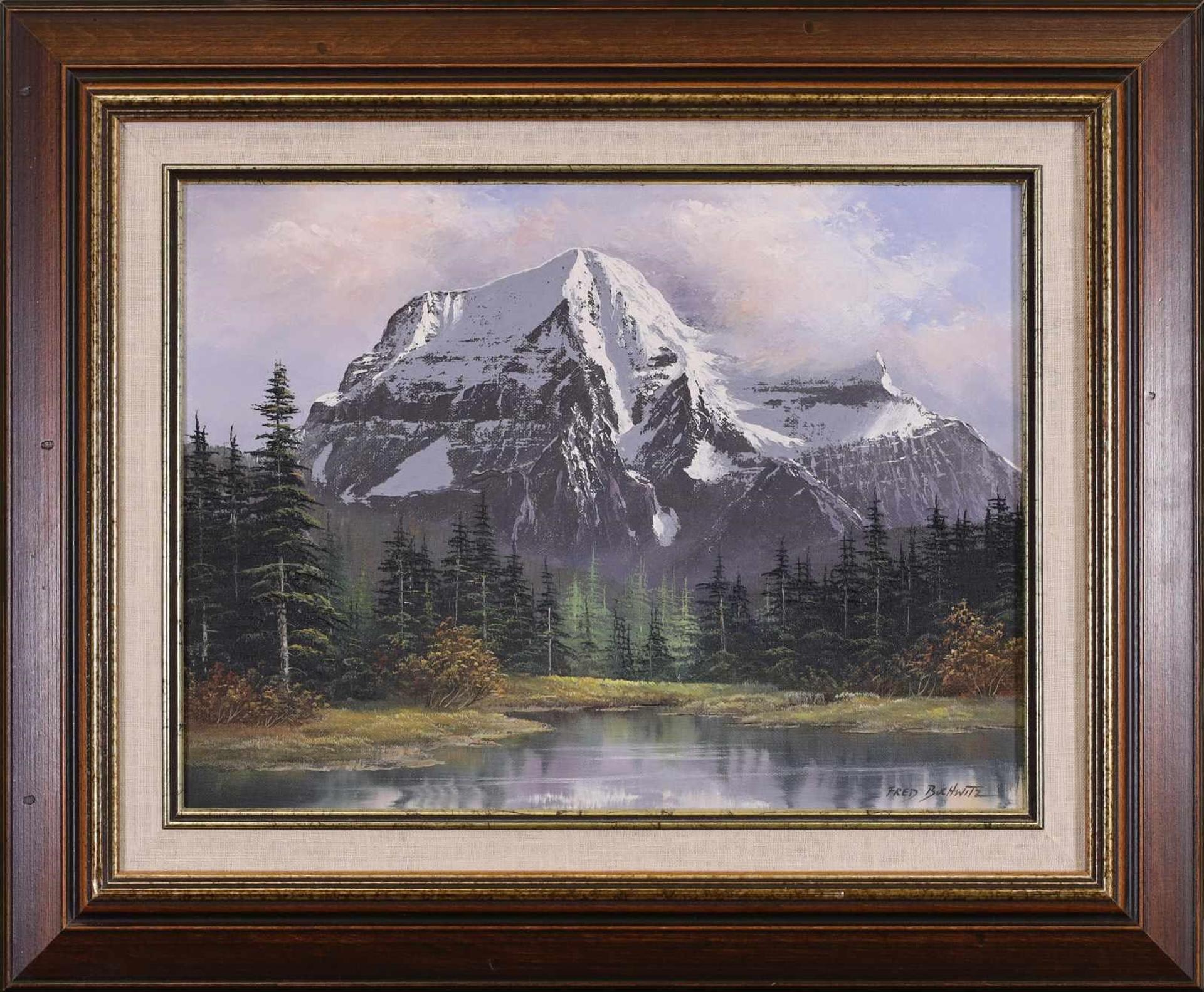 Fred Buchwitz (1945) - Untitled, Rocky Mountain Landscape