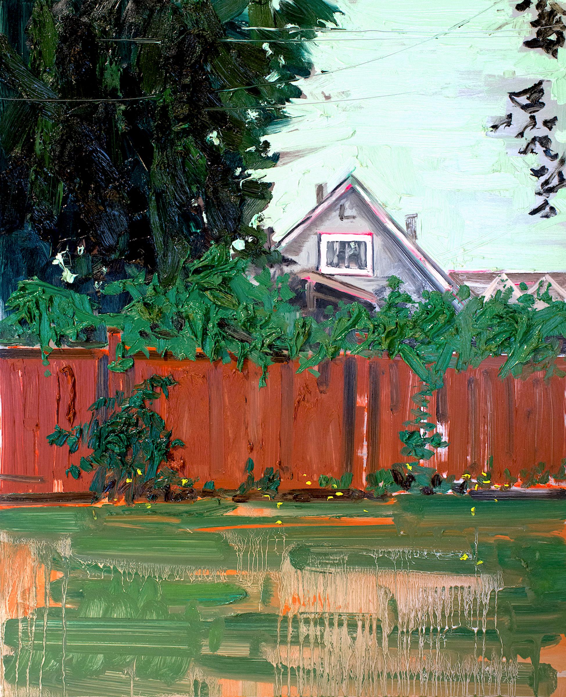 Kim Dorland (1974) - Fence, 2018