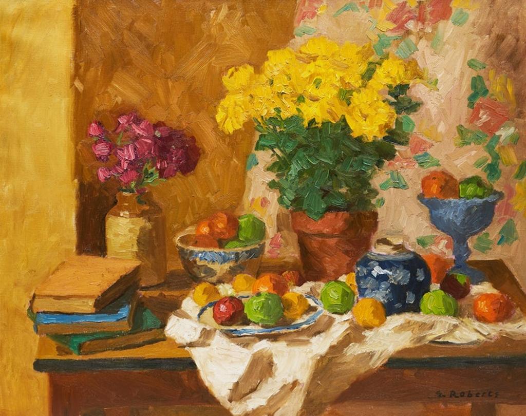 William Goodridge Roberts (1921-2001) - Still Life with Yellow Asters
