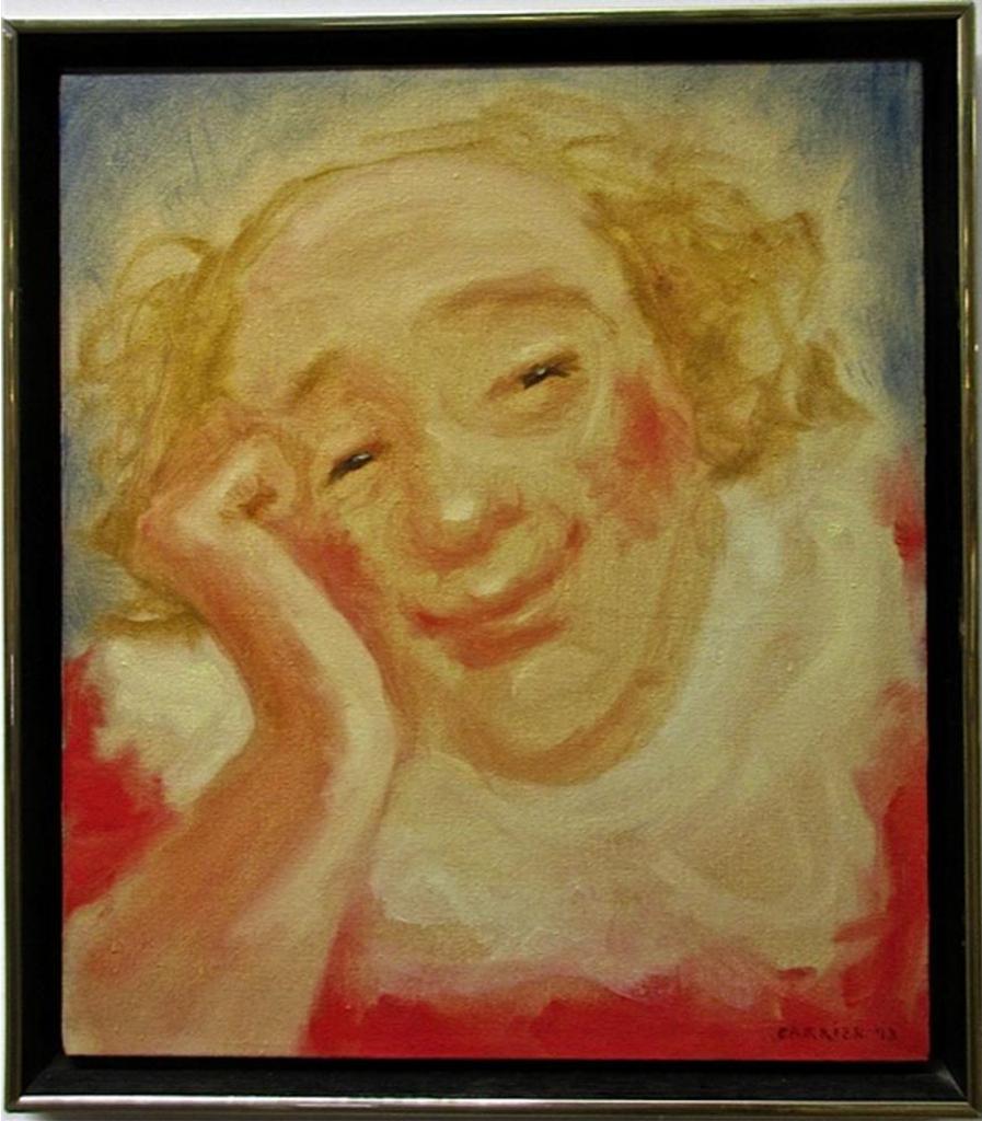Louise Carrier (1925-1976) - Portrait Of A Happy Clown