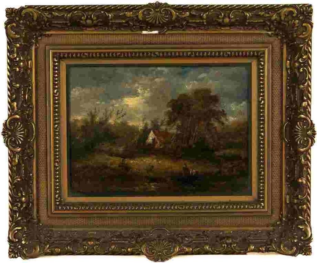 Joseph T. Thors (1835-1920) - Woodland Landscape