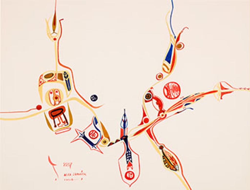 Alex Simeon Janvier (1935) - Professional Florid Words