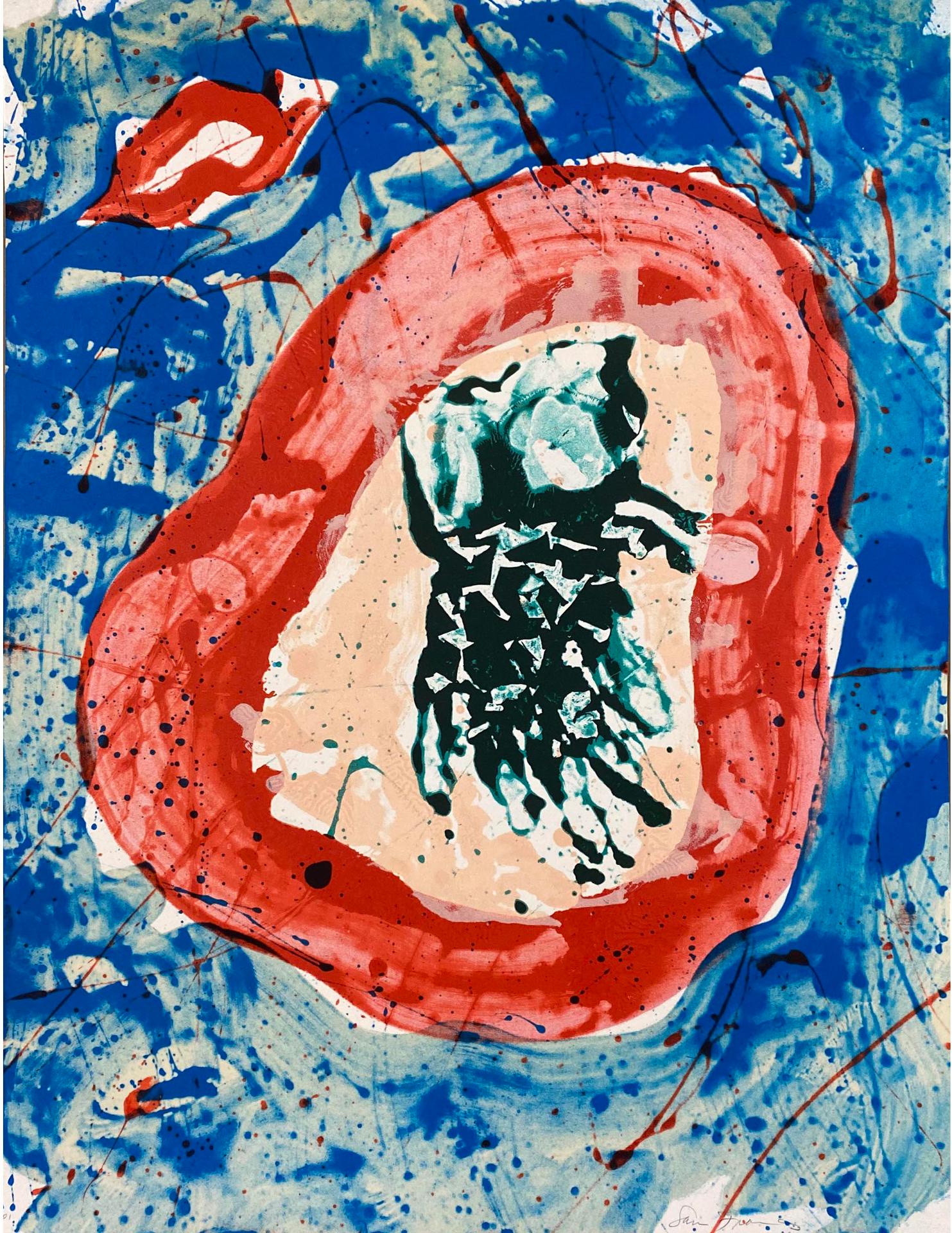 Sam Francis (1923-1994) - UNTITLED, 1988 [L. S19, SFS-332]