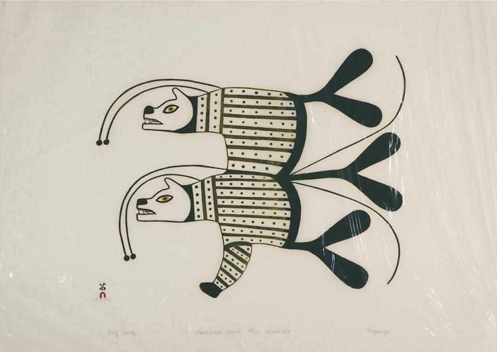 Ningeeuga Oshuitoq (1918-1980) - Wolf Spirits
