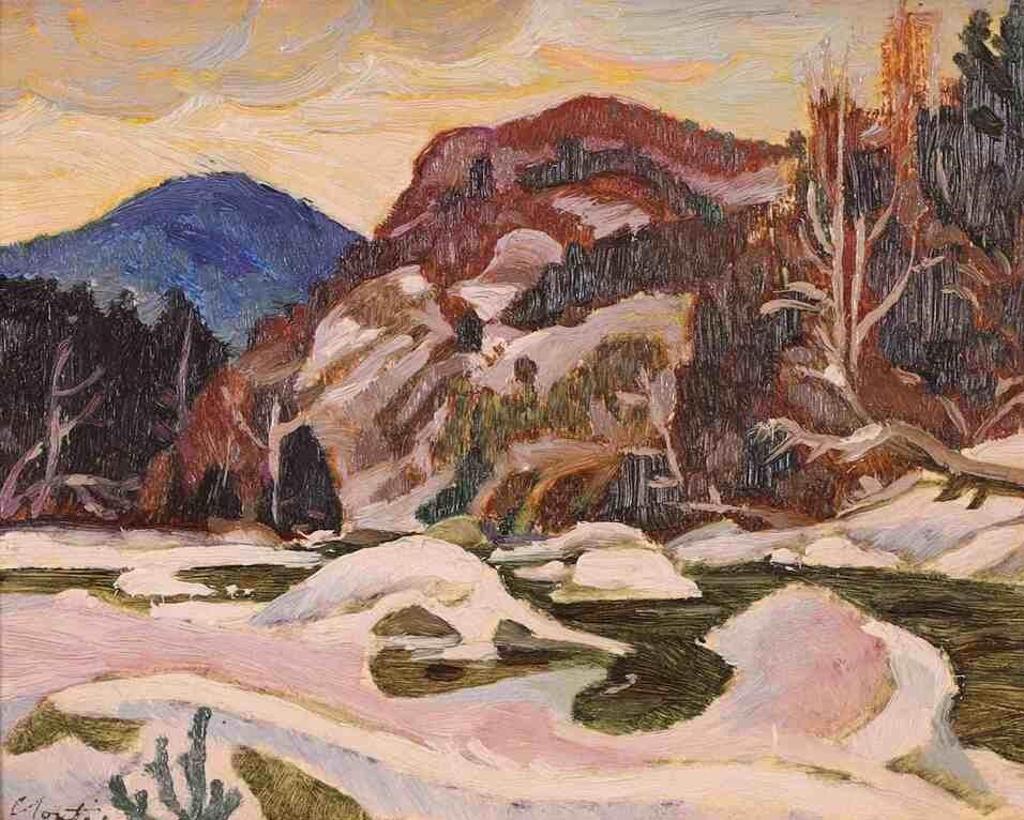 Albert Edward Cloutier (1902-1965) - Devils River, Mont Tremblant