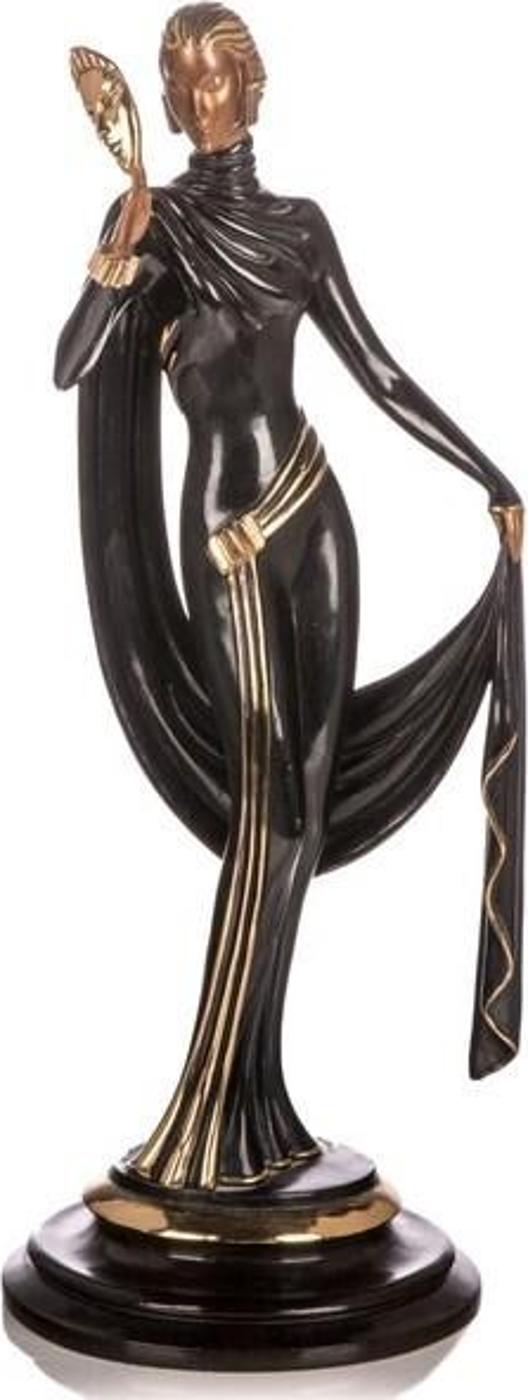 Erte (1892-1990) - Large patinated bronze by Erte titled 'La Masque'. Signed for Erte to the back. Stamped '139 / 375'