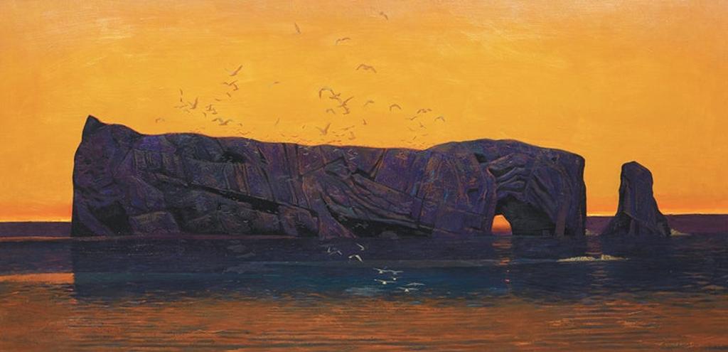 Charles Fraser Comfort (1900-1994) - Midsummer Dawn, Percé