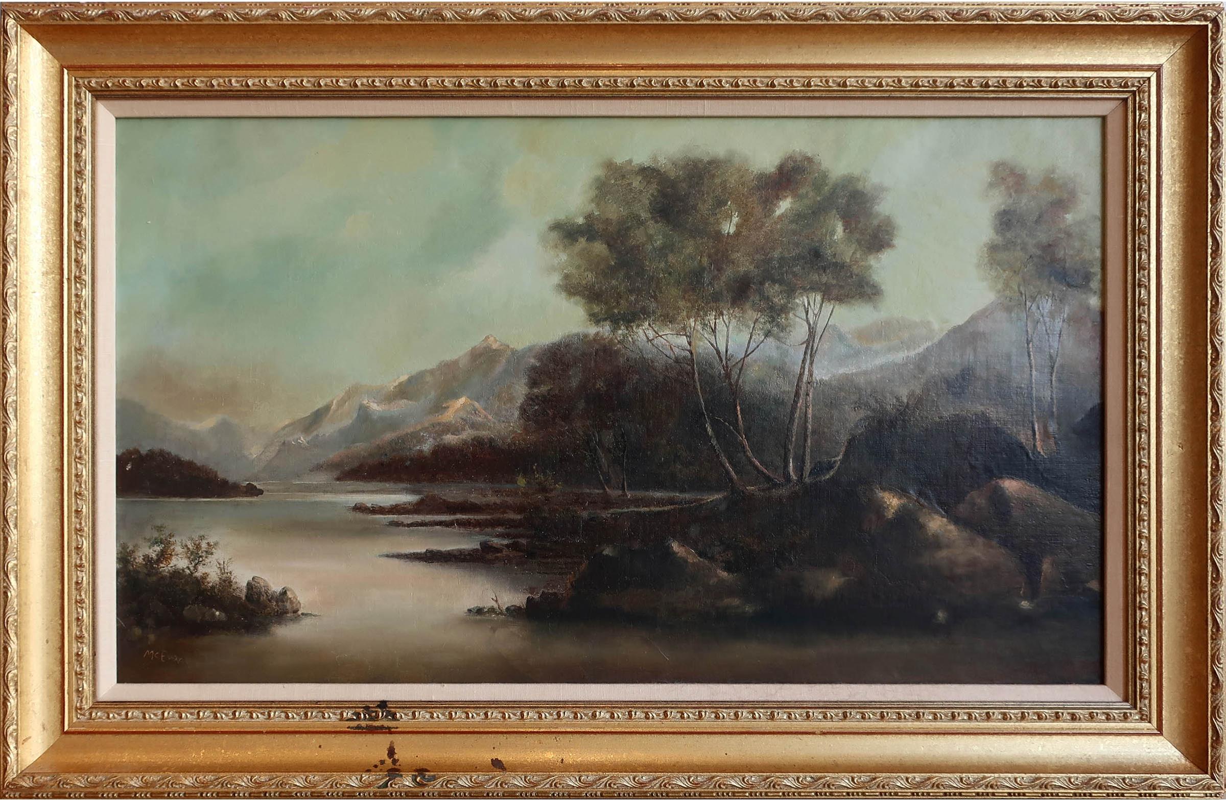 Henry Nesbitt [Harry] McEvoy (1828-1914) - Untitled (Tranquil Lake)