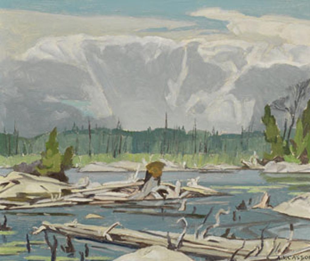 Alfred Joseph (A.J.) Casson (1898-1992) - Bog on Clarendon Lake