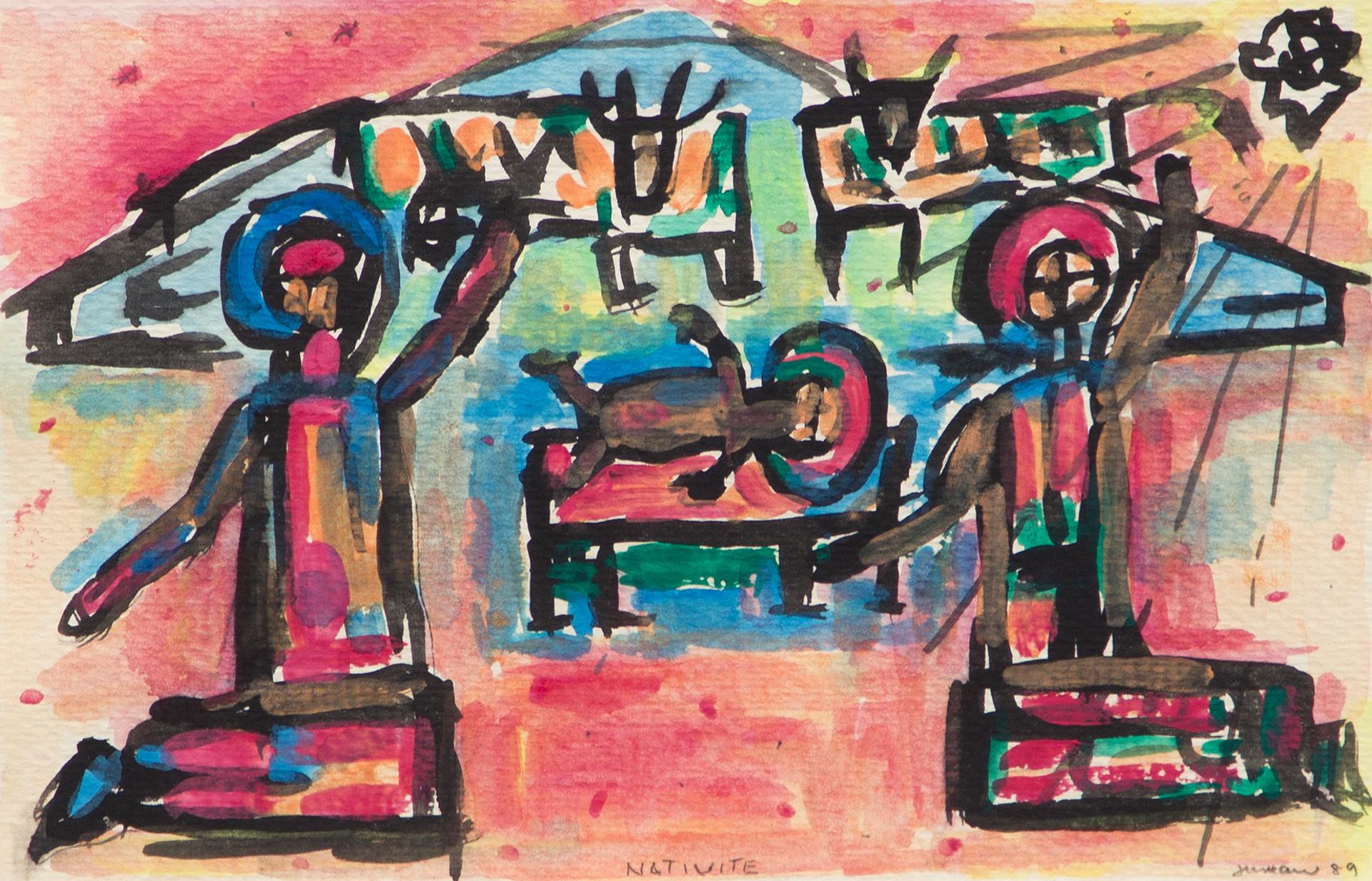 Denis Juneau (1925-2014) - Nativité, 1989