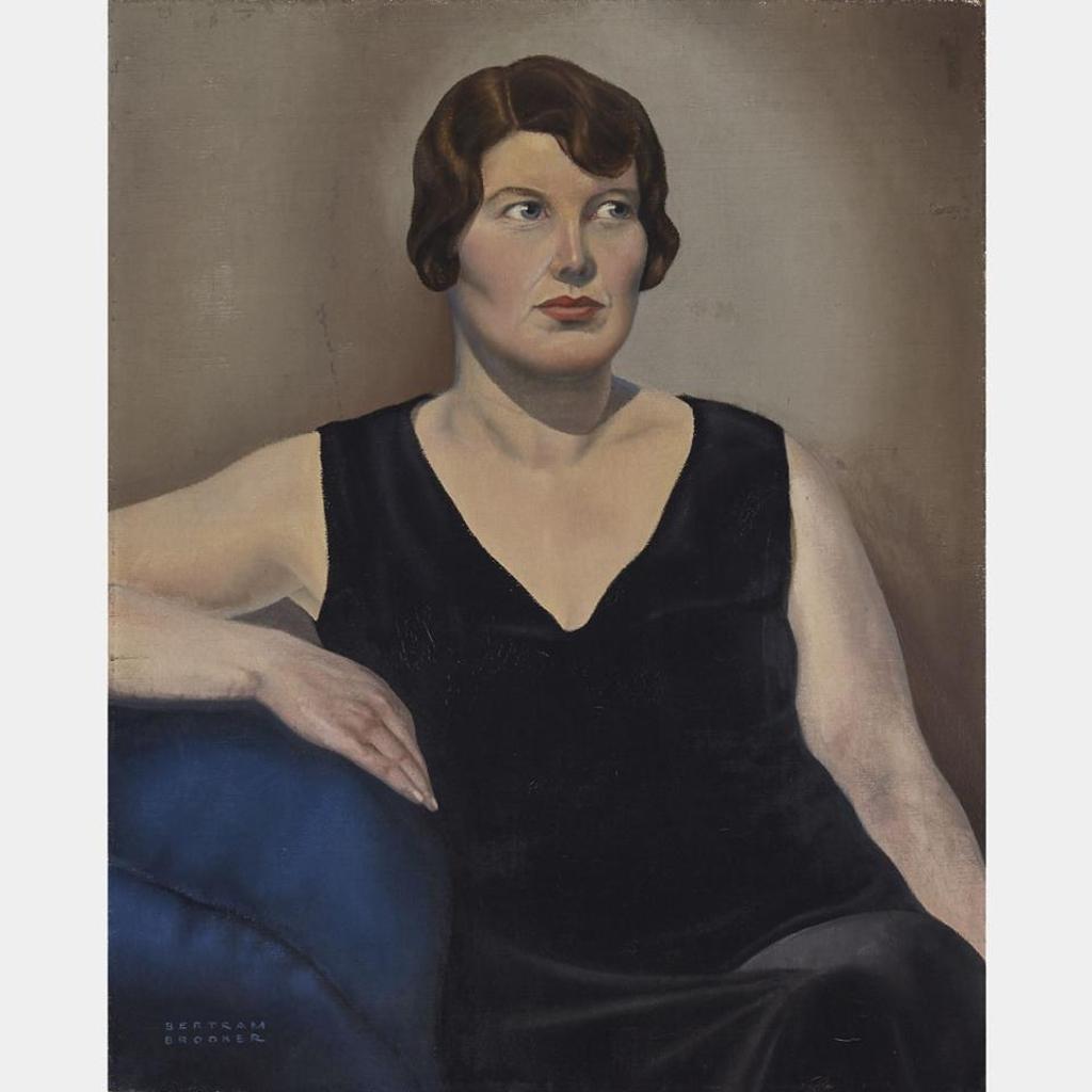 Bertram Richard Brooker (1888-1955) - Portrait Of Miss. Rosa Hermannsson