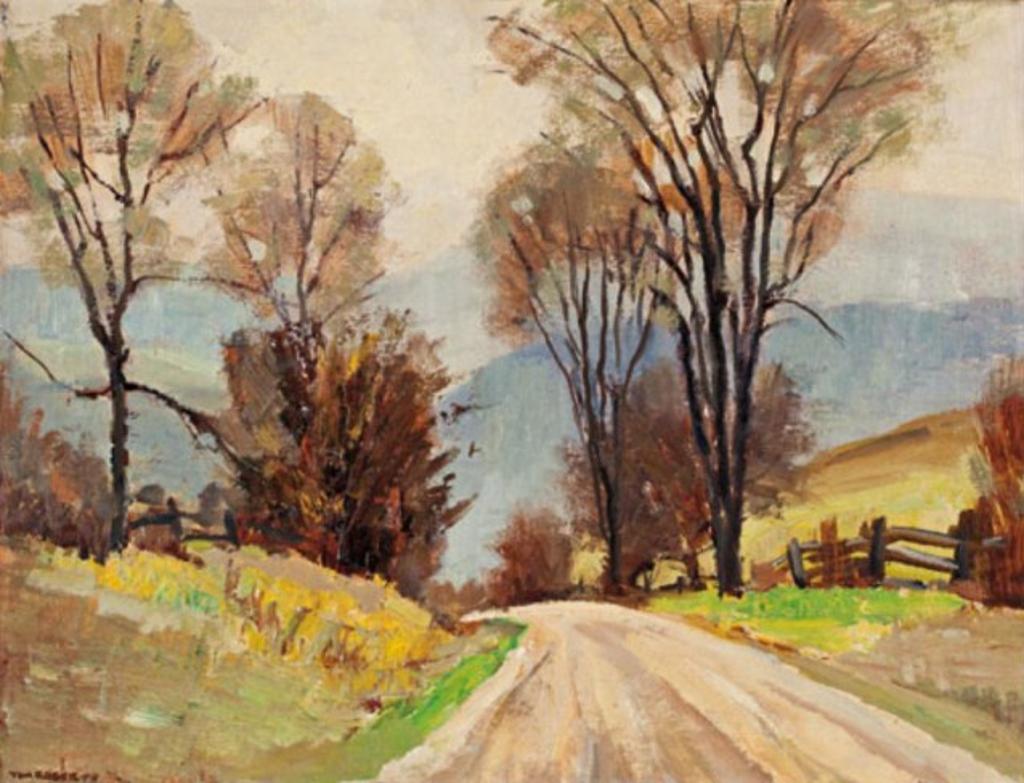 Thomas Keith (Tom) Roberts (1909-1998) - The Valley Road, April