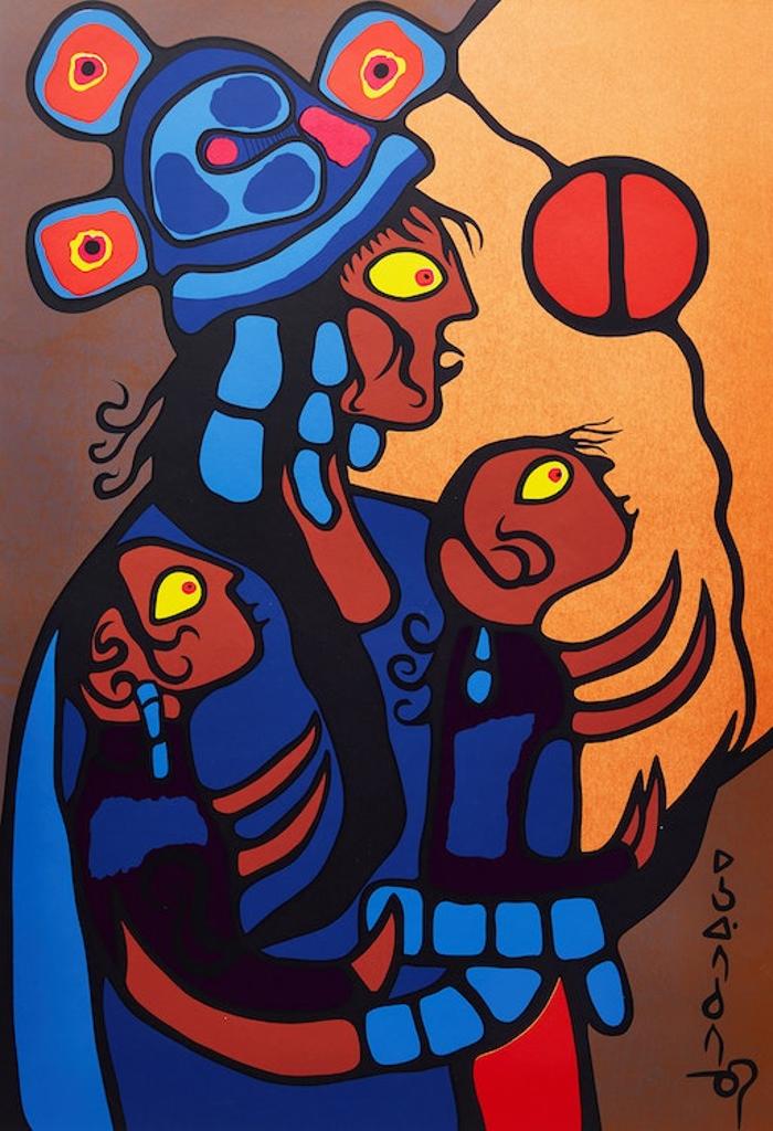 Norval H. Morrisseau (1931-2007) - Artist’s Spiritual Wife and Children