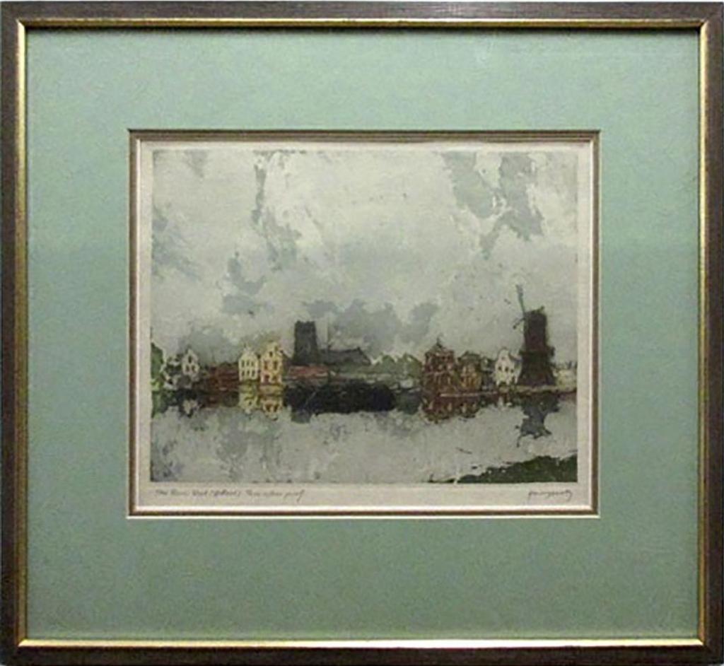 Nicholas Hornyansky (1896-1965) - The River Waal (Holland)