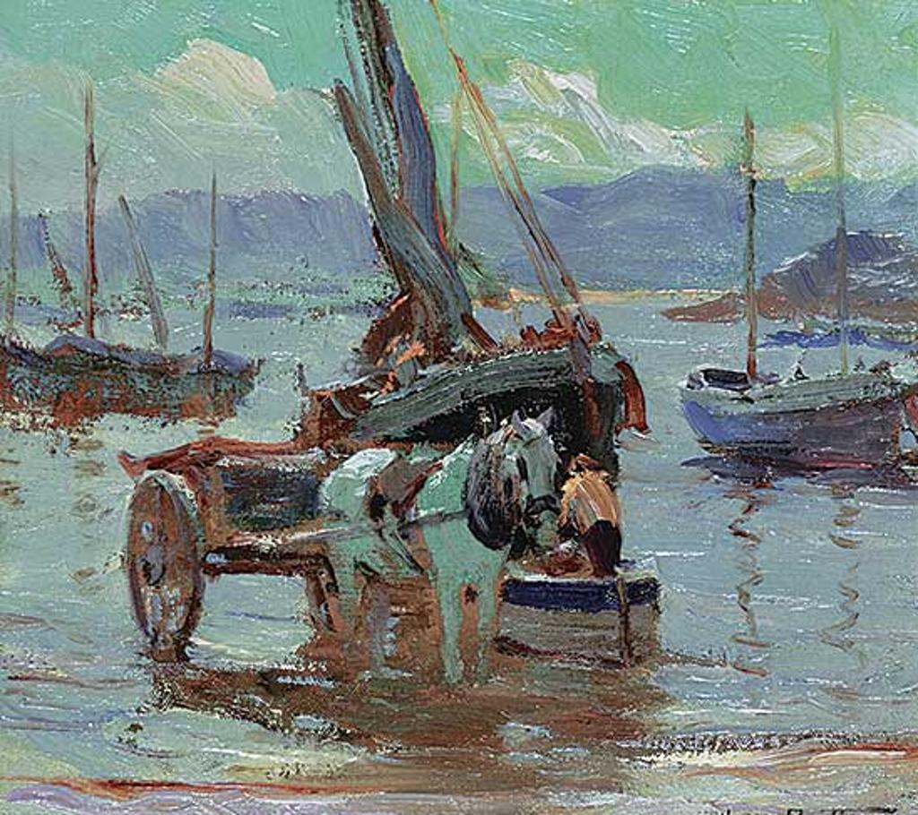 Harry Britton (1878-1958) - Landing Fish, St. Ives