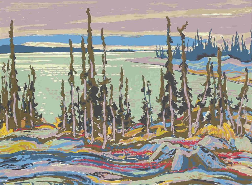 Alexander Young (A. Y.) Jackson (1882-1974) - Deese Bay, Great Bear Lake; 1947-1953