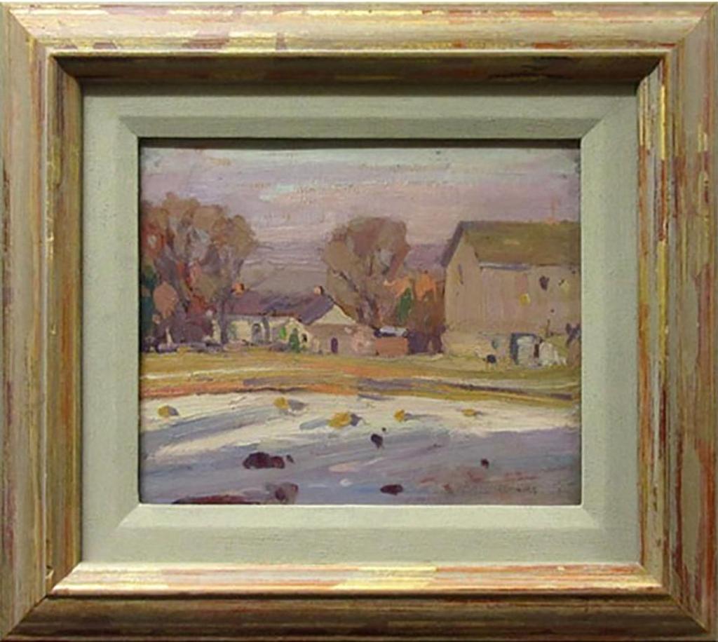 Dewitt Drake (1884-1979) - Farm In Winter