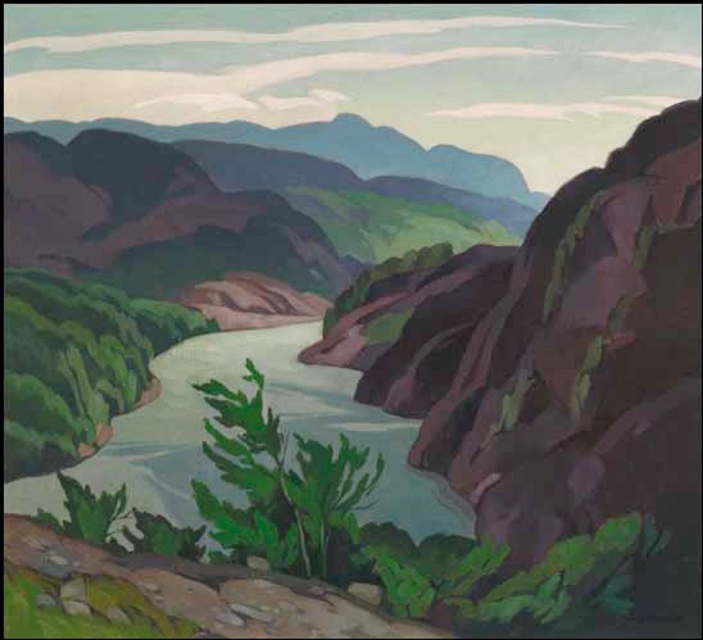 Alfred Joseph (A.J.) Casson (1898-1992) - Evening - Wanapitae River
