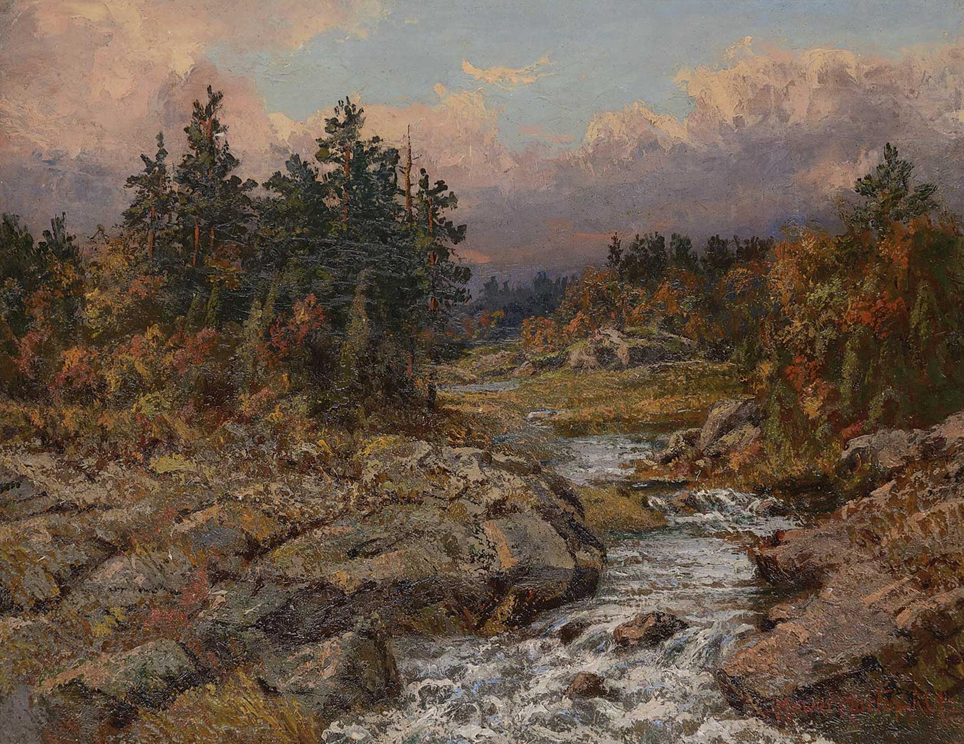 Thomas Mower Martin (1838-1934) - Rapids [Beginning of a River]