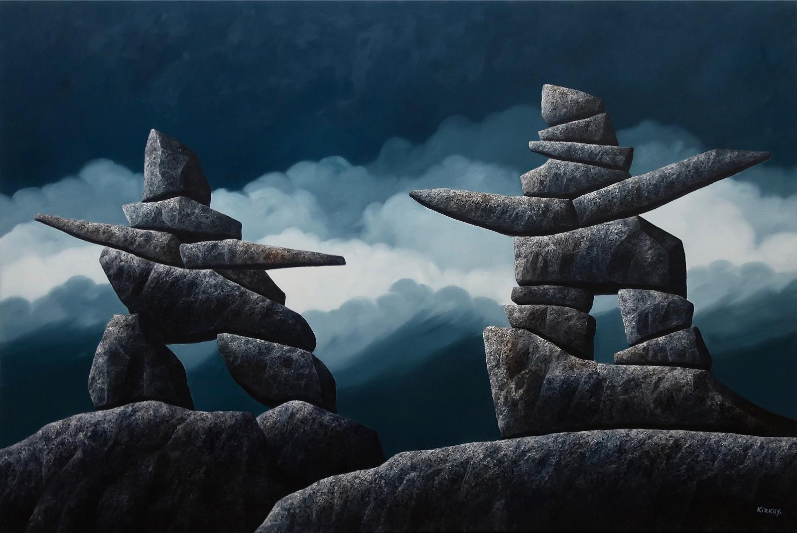 Kenneth (Ken) Michael Kirkby (1940-2023) - Untitled (Sentinels Of The North)
