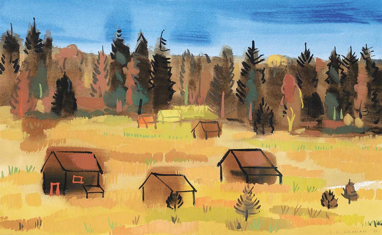 Colin D. Graham (1915-2010) - Edge of the Farm