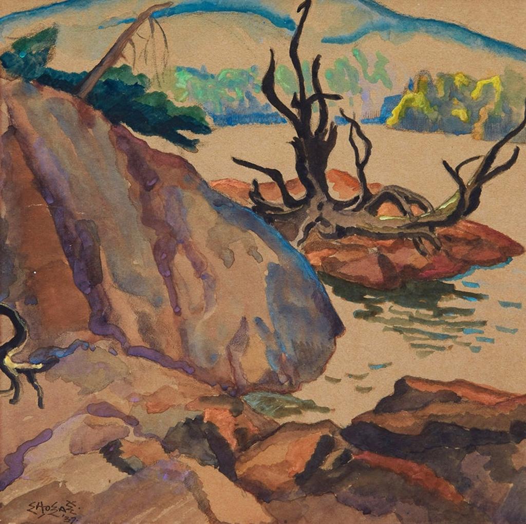 Edwin Headley Holgate (1892-1977) - Tip of the Island, Lac Tremblant