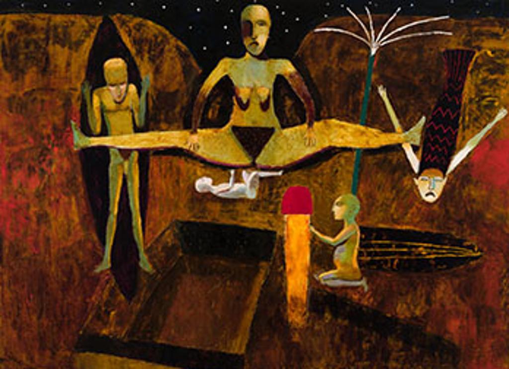 Peter Noel Lawson (Winterhalter) Aspell (1918-2004) - Landscape for Women - Night Birth II