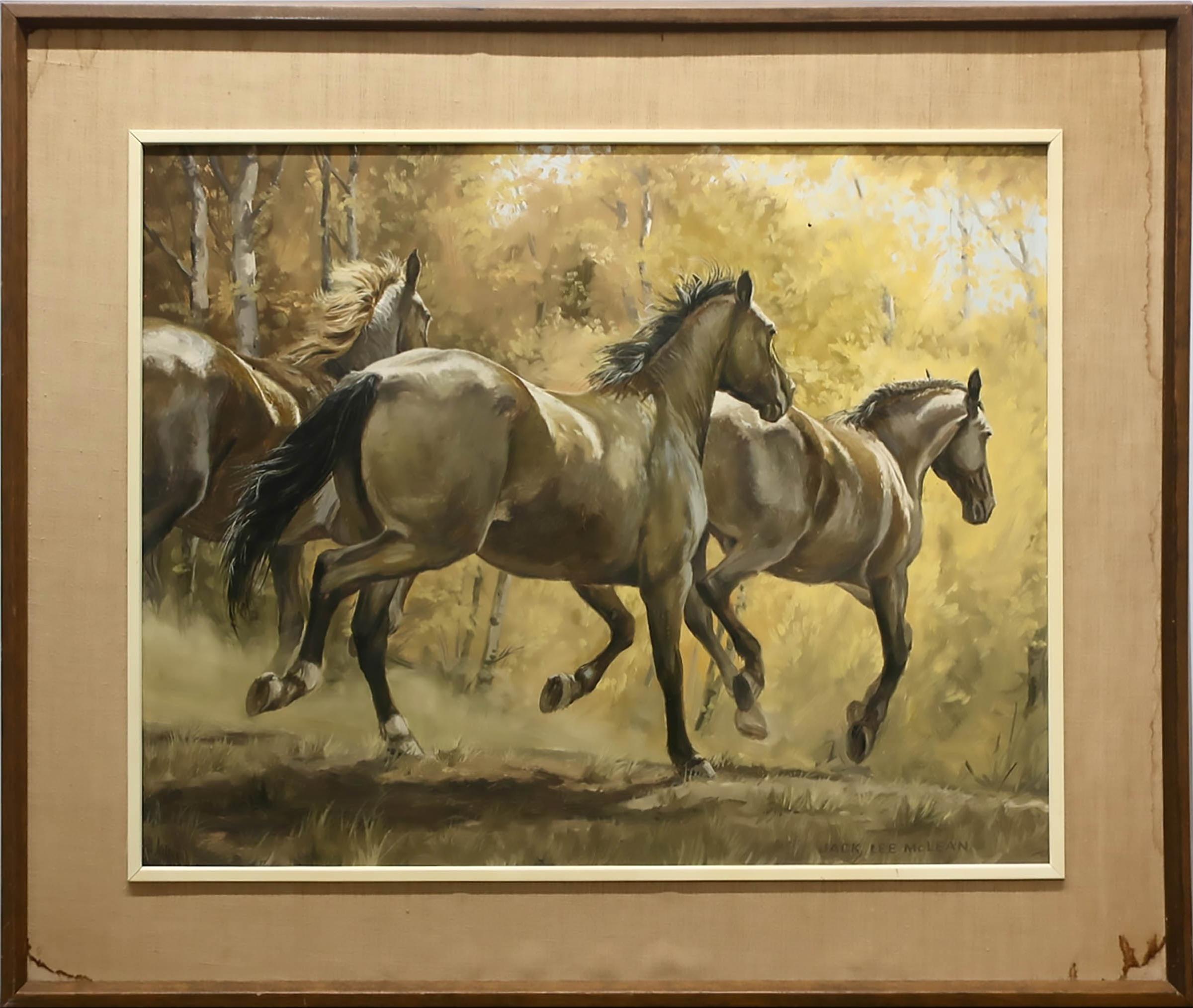 Jack Lee McLean (1924-2003) - Running Free