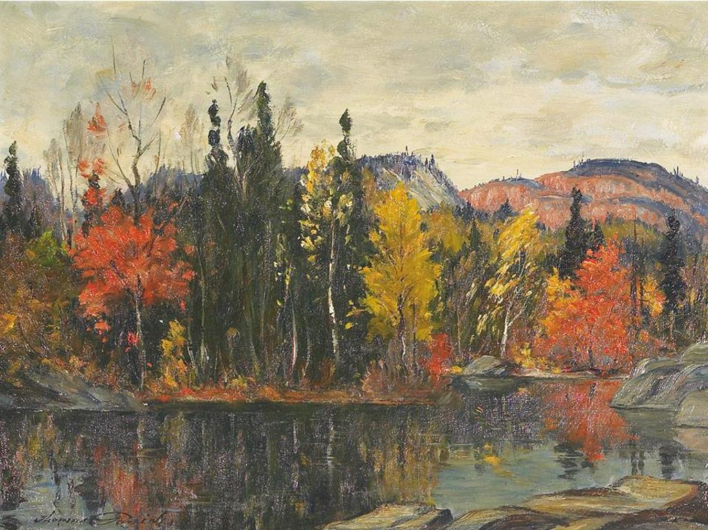 Thomas Hilton Garside (1906-1980) - October Day On The North River