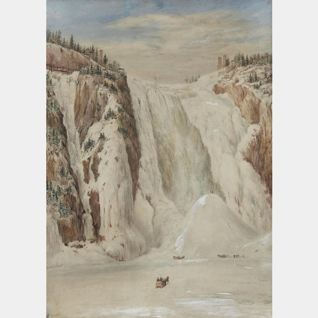 Cornelius David Krieghoff (1815-1872) - Montmorency Falls, Circa 1853