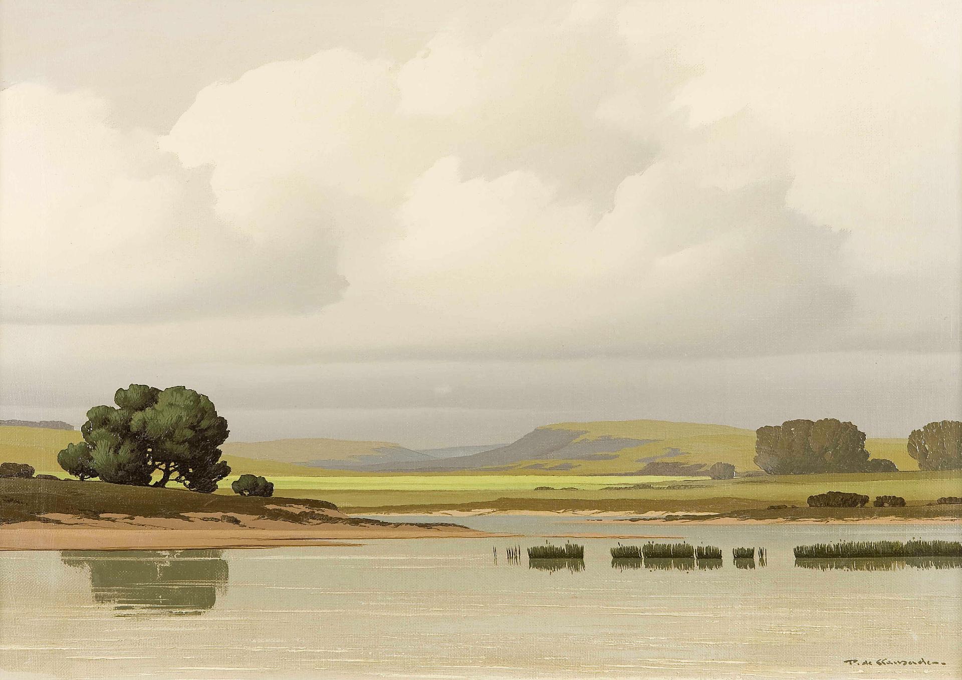 Pierre de Clausade (1910-1976) - Summer landscape