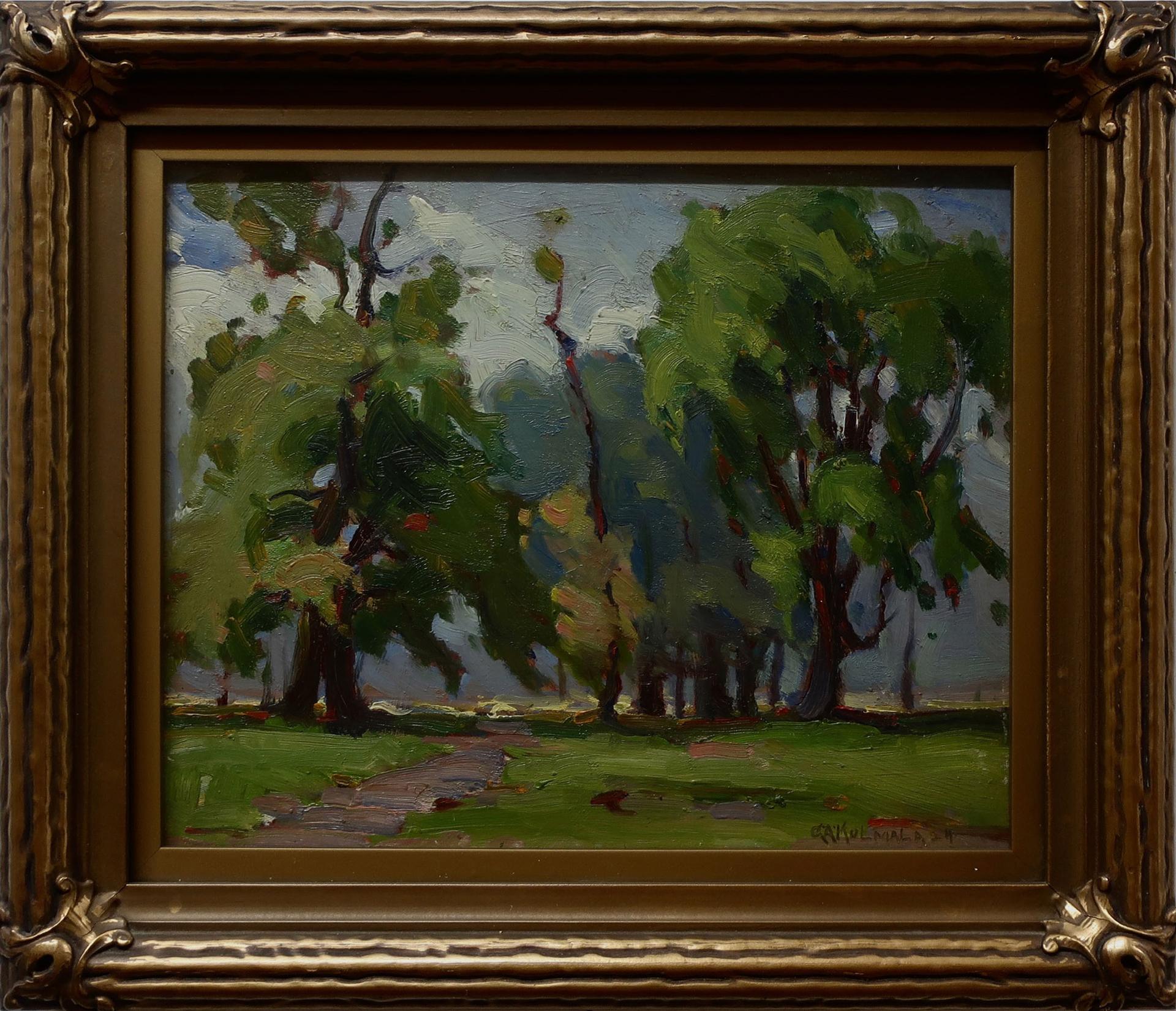 George Arthur Kulmala (1896-1940) - Untitled (Path Through Trees)